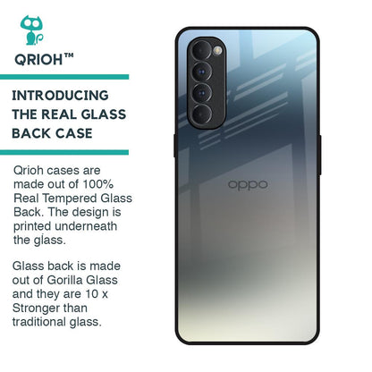 Tricolor Ombre Glass Case for Oppo Reno4 Pro