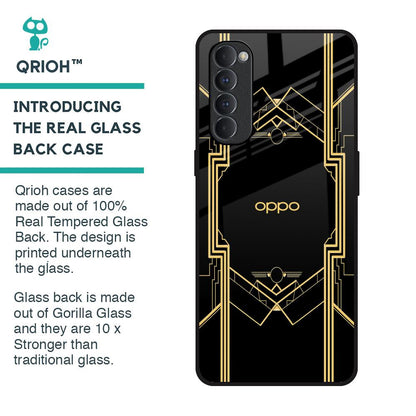 Sacred Logo Glass Case for Oppo Reno4 Pro