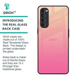 Pastel Pink Gradient Glass Case For Oppo Reno4 Pro