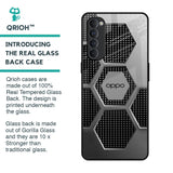 Hexagon Style Glass Case For Oppo Reno4 Pro