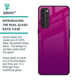 Magenta Gradient Glass Case For Oppo Reno4 Pro
