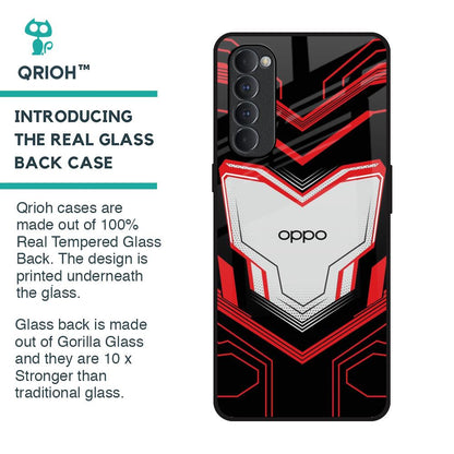 Quantum Suit Glass Case For Oppo Reno4 Pro
