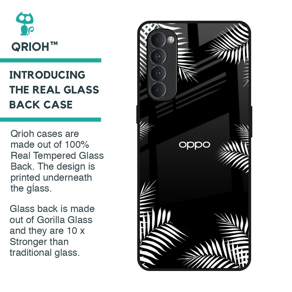 Zealand Fern Design Glass Case For Oppo Reno4 Pro