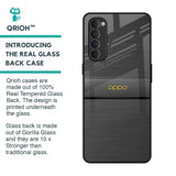 Grey Metallic Glass Case For Oppo Reno4 Pro