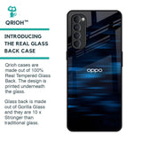Blue Rough Abstract Glass Case for Oppo Reno4 Pro