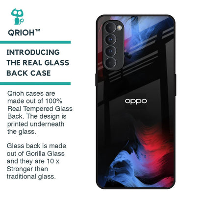 Fine Art Wave Glass Case for Oppo Reno4 Pro