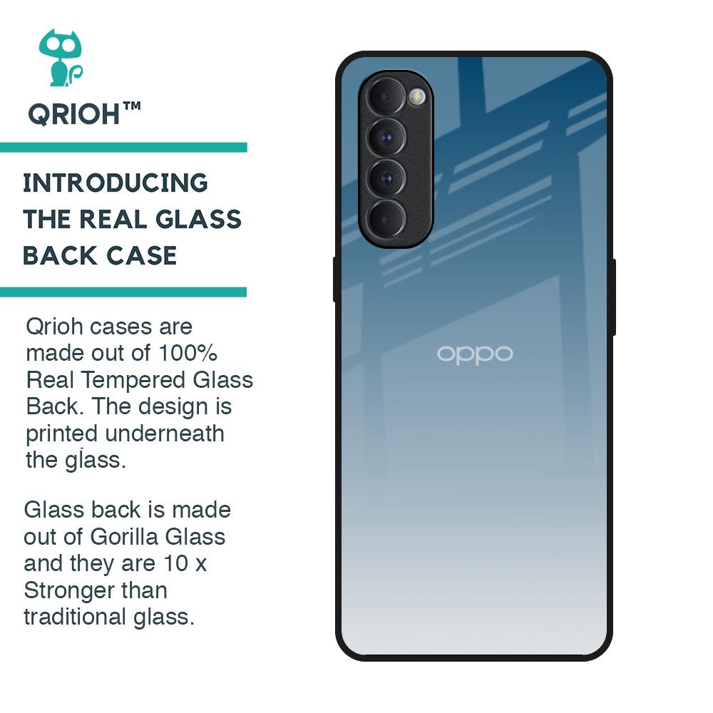 Deep Sea Space Glass Case for Oppo Reno4 Pro