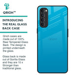 Blue Aqua Glass Case for Oppo Reno4 Pro