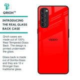 Blood Red Glass Case for Oppo Reno4 Pro