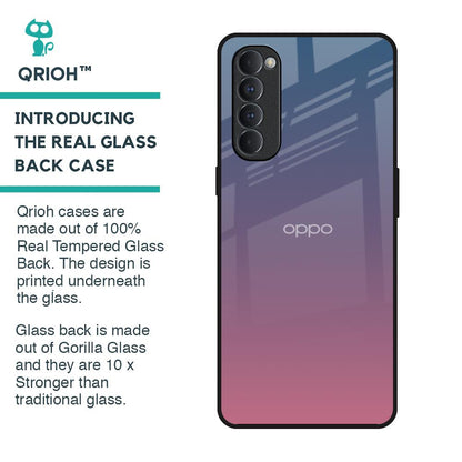 Pastel Gradient Glass Case for Oppo Reno4 Pro