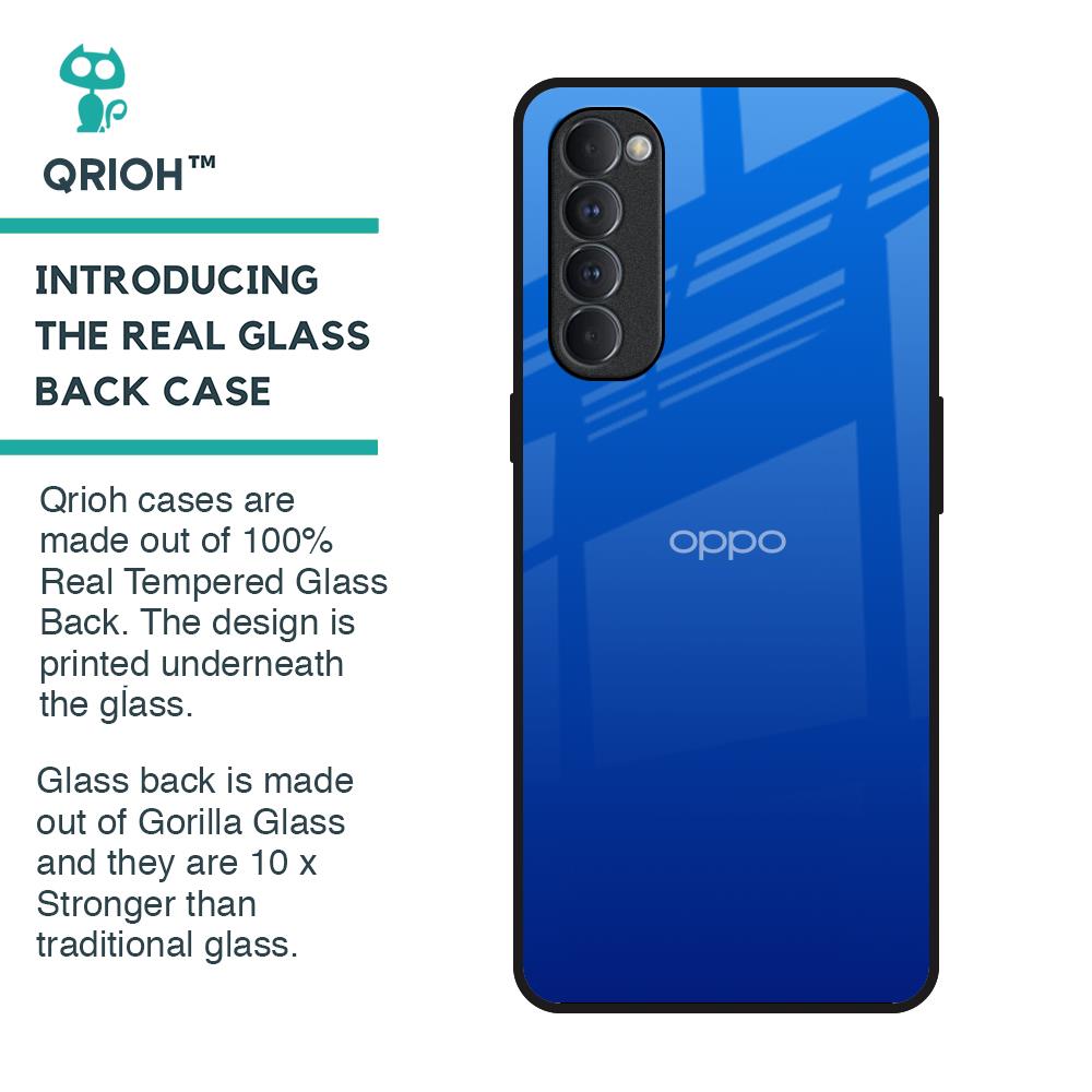 Egyptian Blue Glass Case for Oppo Reno4 Pro