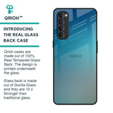 Sea Theme Gradient Glass Case for Oppo Reno4 Pro