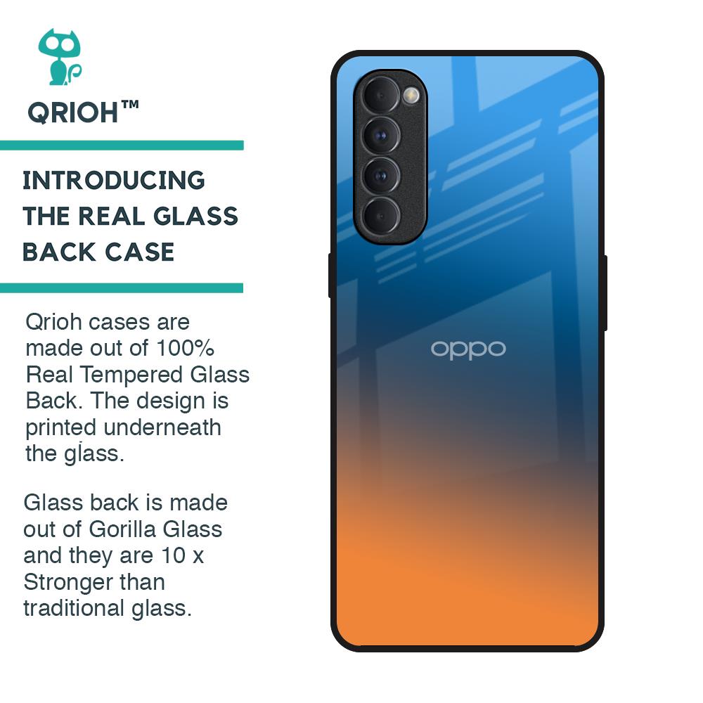 Sunset Of Ocean Glass Case for Oppo Reno4 Pro