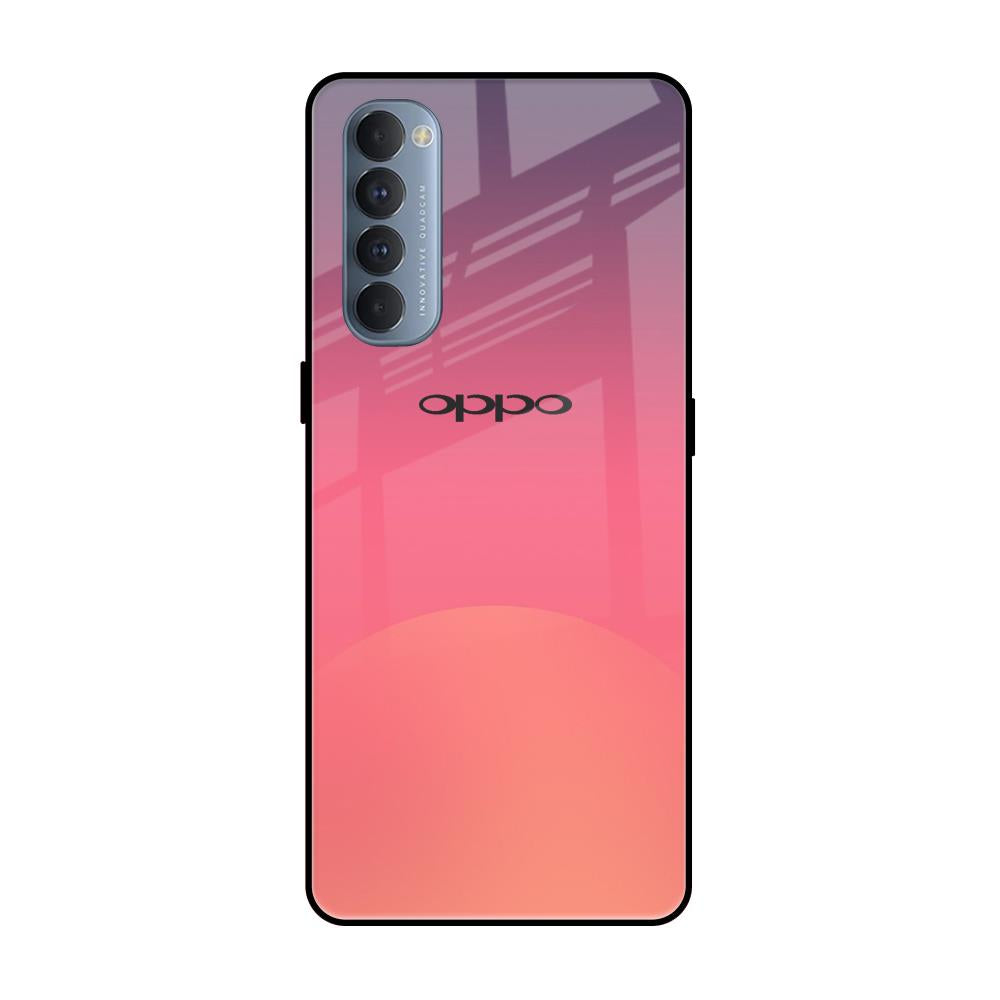 Sunset Orange Oppo Reno4 Pro Glass Cases & Covers Online
