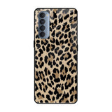 Leopard Seamless Oppo Reno4 Pro Glass Cases & Covers Online