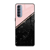 Marble Texture Pink Oppo Reno4 Pro Glass Cases & Covers Online