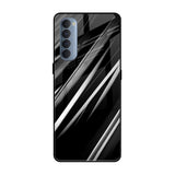 Black & Grey Gradient Oppo Reno4 Pro Glass Cases & Covers Online