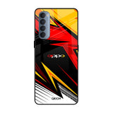 Race Jersey Pattern Oppo Reno4 Pro Glass Cases & Covers Online