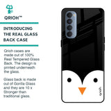 Cute Penguin Glass Case for Oppo Reno4 Pro