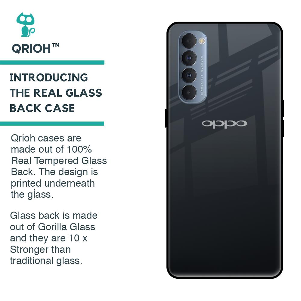 Stone Grey Glass Case For Oppo Reno4 Pro