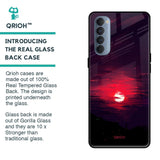 Morning Red Sky Glass Case For Oppo Reno4 Pro
