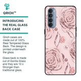 Shimmer Roses Glass case for Oppo Reno4 Pro