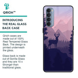 Deer In Night Glass Case For Oppo Reno4 Pro