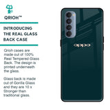 Hunter Green Glass Case For Oppo Reno4 Pro