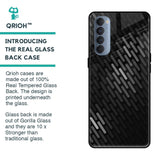 Dark Abstract Pattern Glass Case For Oppo Reno4 Pro