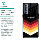 Abstract Arrow Pattern Glass Case For Oppo Reno4 Pro