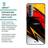 Race Jersey Pattern Glass Case For Oppo Reno4 Pro