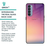 Lavender Purple Glass case for Oppo Reno4 Pro