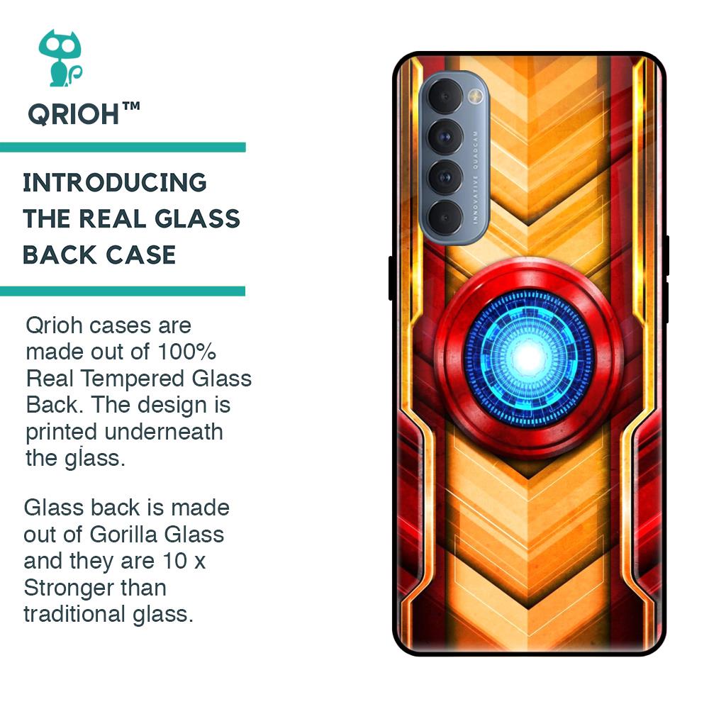 Arc Reactor Glass Case for Oppo Reno4 Pro