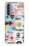 Happy Doodle Oppo Reno4 Pro Back Cover