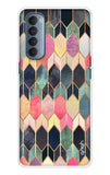 Shimmery Pattern Oppo Reno4 Pro Back Cover