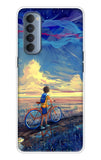 Riding Bicycle to Dreamland Oppo Reno4 Pro Back Cover