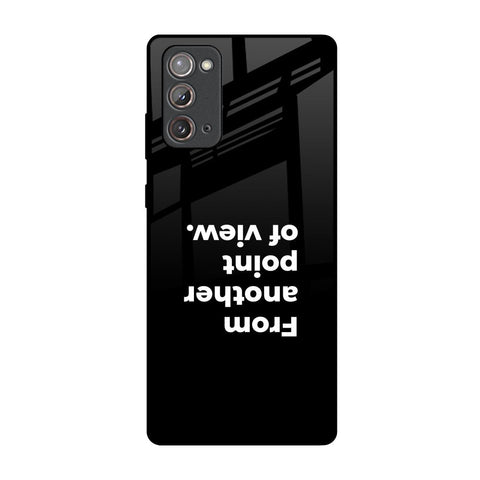 Motivation Samsung Galaxy Note 20 Glass Back Cover Online