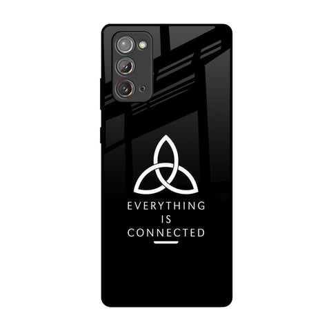 Everything Is Connected Samsung Galaxy Note 20 Glass Back Cover Online