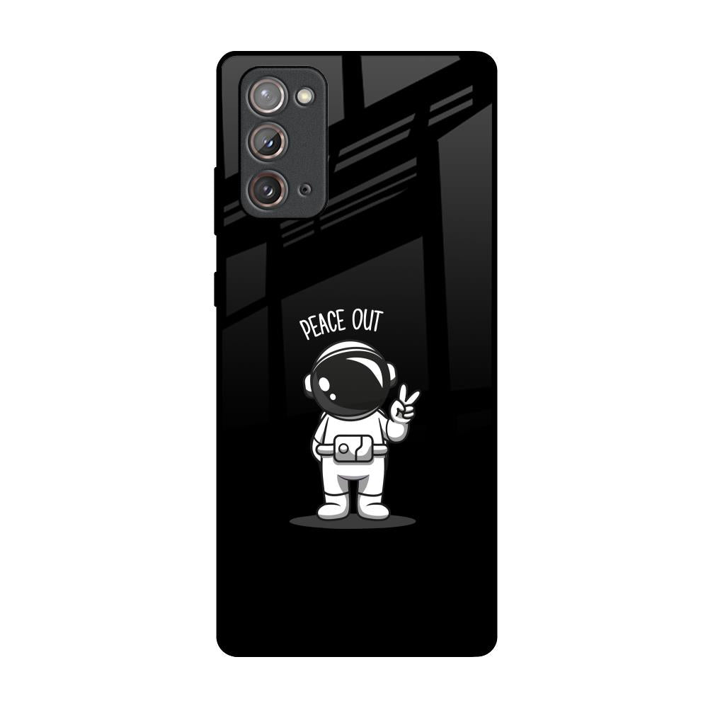Peace Out Astro Samsung Galaxy Note 20 Glass Back Cover Online