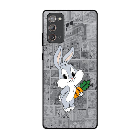 Cute Baby Bunny Samsung Galaxy Note 20 Glass Back Cover Online