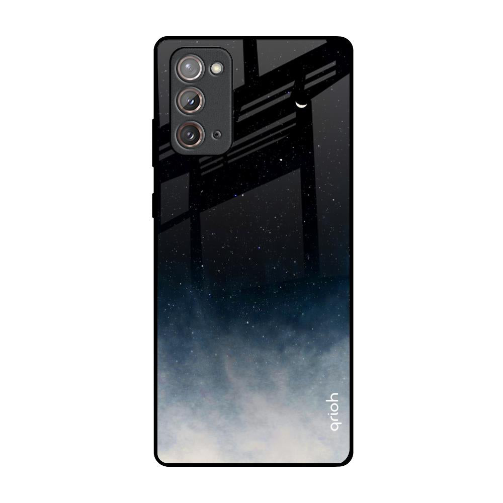 Black Aura Samsung Galaxy Note 20 Glass Back Cover Online