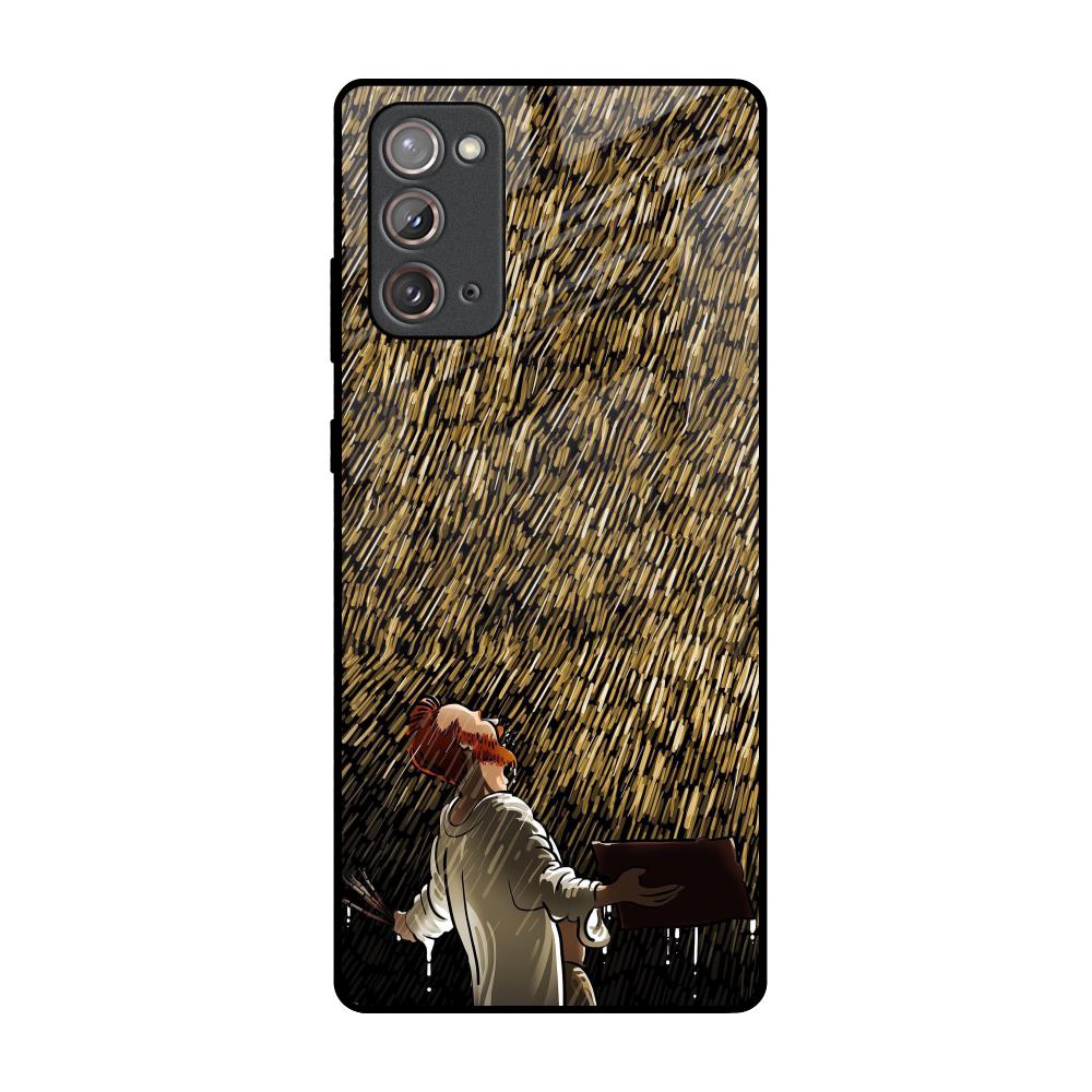 Rain Festival Samsung Galaxy Note 20 Glass Back Cover Online