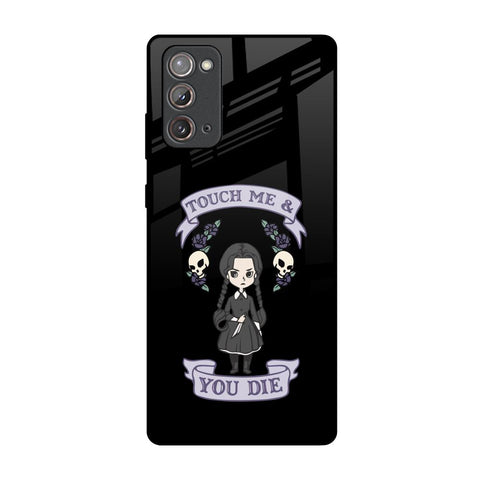 Touch Me & You Die Samsung Galaxy Note 20 Glass Back Cover Online