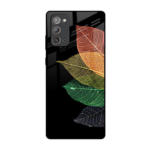 Colorful Leaves Samsung Galaxy Note 20 Glass Back Cover Online