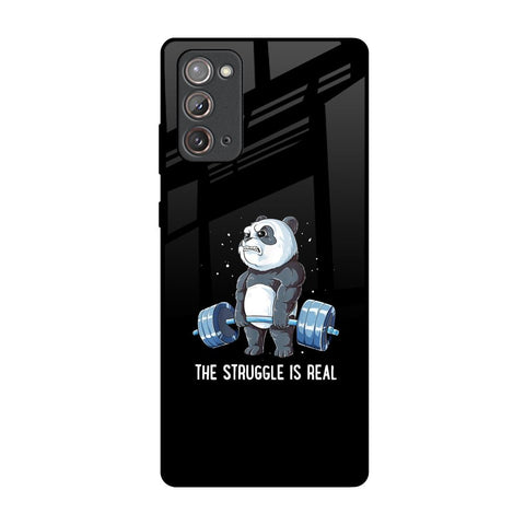 Real Struggle Samsung Galaxy Note 20 Glass Back Cover Online