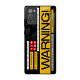 Aircraft Warning Samsung Galaxy Note 20 Glass Back Cover Online