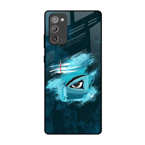 Power Of Trinetra Samsung Galaxy Note 20 Glass Back Cover Online