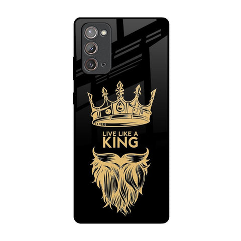 King Life Samsung Galaxy Note 20 Glass Back Cover Online