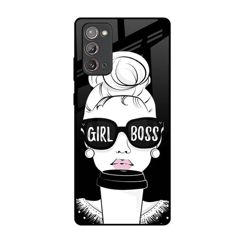 Girl Boss Samsung Galaxy Note 20 Glass Back Cover Online