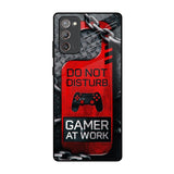 Do No Disturb Samsung Galaxy Note 20 Glass Back Cover Online